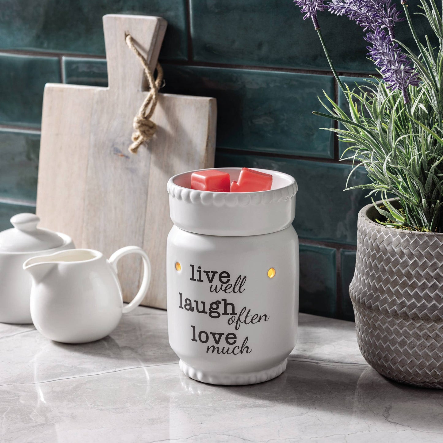 Illumination Fragrance Warmer Deluxe- Live, Laugh, Love