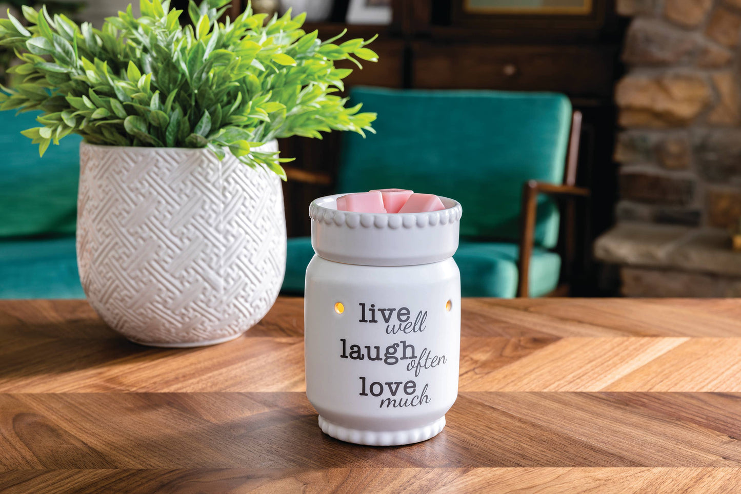 Illumination Fragrance Warmer Deluxe- Live, Laugh, Love