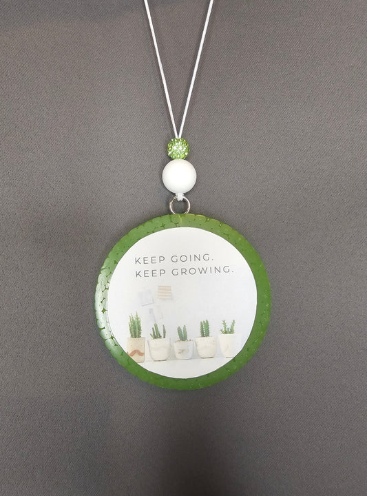 Keep Going Keep Growing Hanging Air Freshener Scent: Sunshine & Smiles