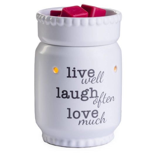 Illumination Fragrance Warmer Deluxe- Live, Laugh, Love