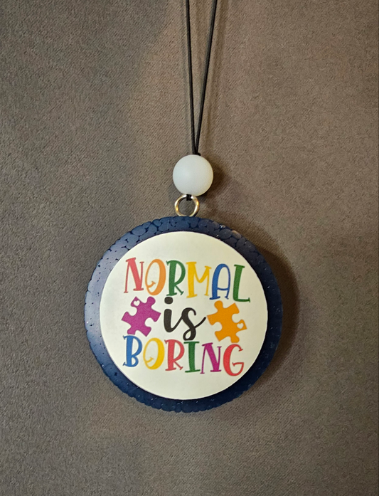 Normal Is Boring, Hanging Freshie Scent: Clean Cotton