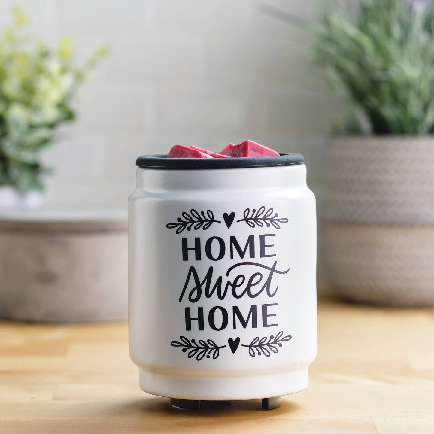 Wax Warmer with Silicone Dish-Home Sweet Home