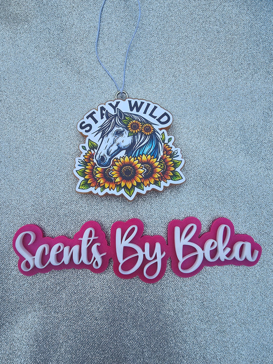 Stay Wild Hanging Air Freshener