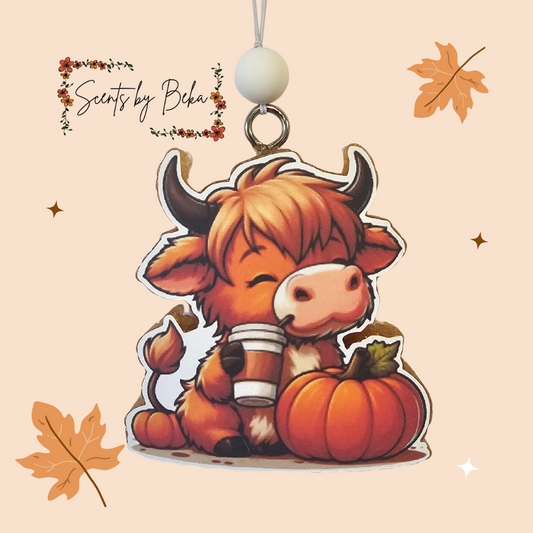 Fall Highland Cow Freshie