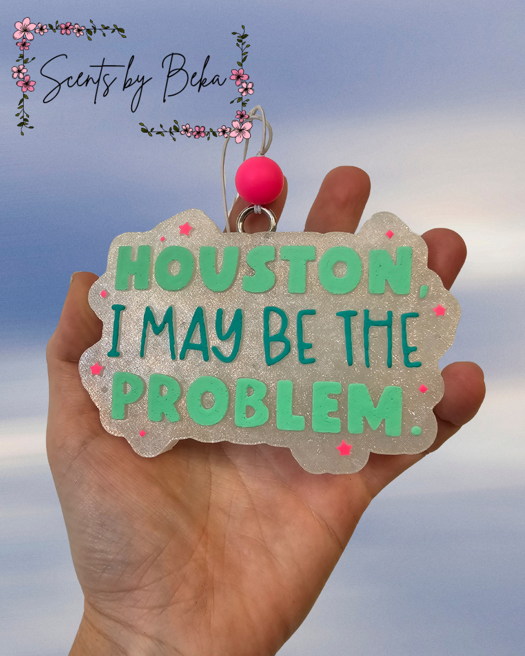 Houston I May Be The Problem Hanging Freshie