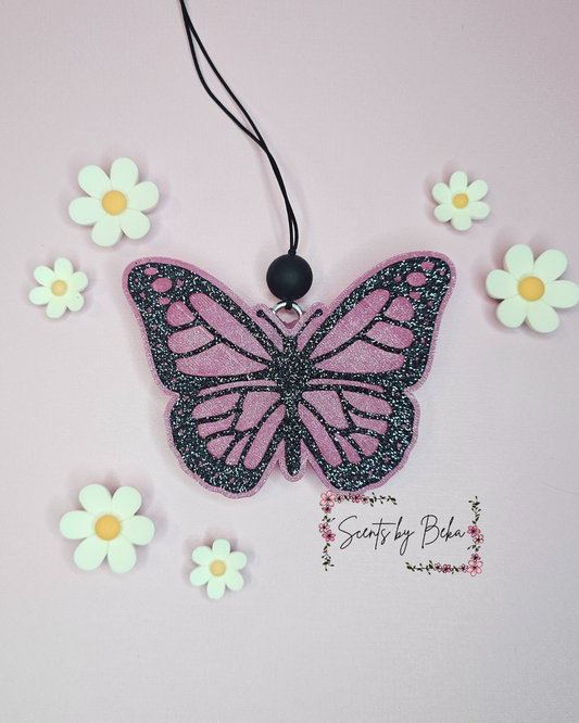 Pink Butterfly Freshie
