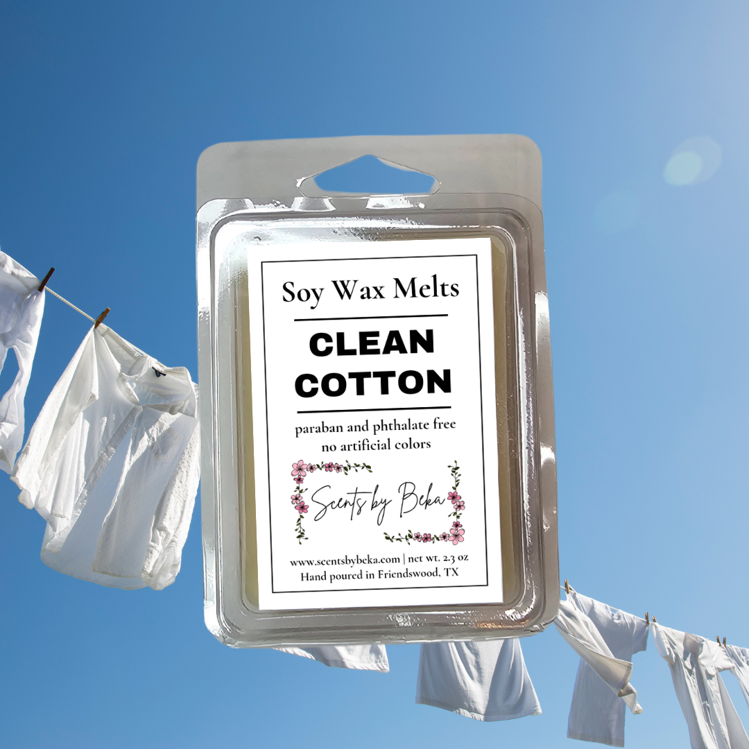 Clean cotton wax melts