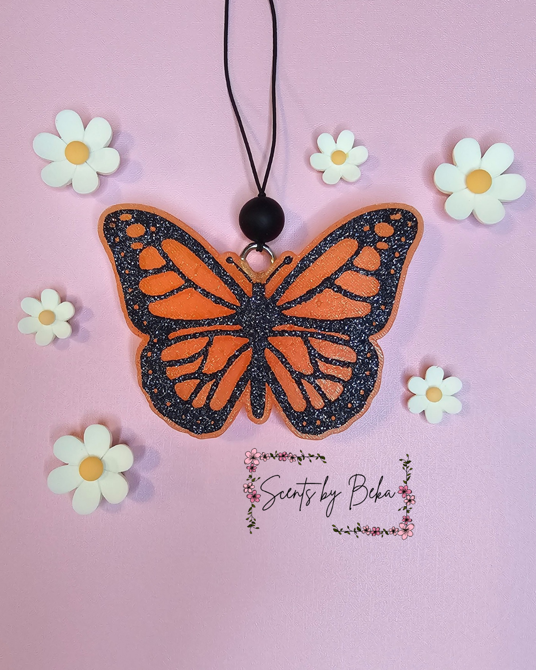 Orange Butterfly Freshie