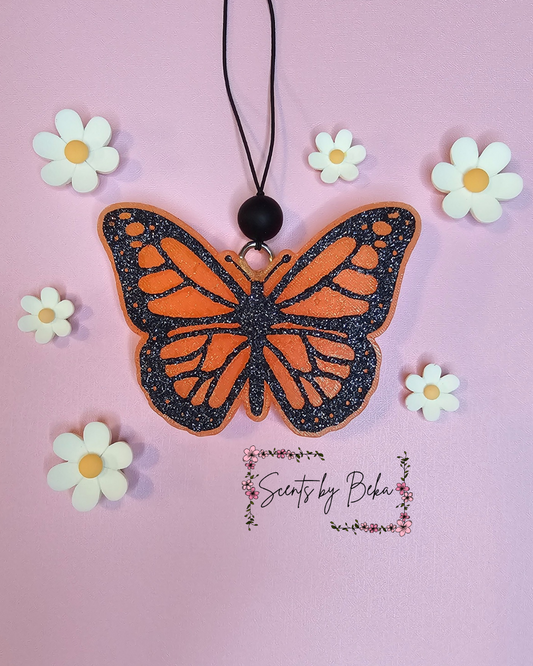 Orange Butterfly Freshie